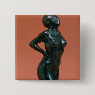 Edgar Degas Dancer at Rest, c.1882-95 15 Cm Square Badge