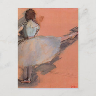 Edgar Degas - Dancer at the bar Postcard