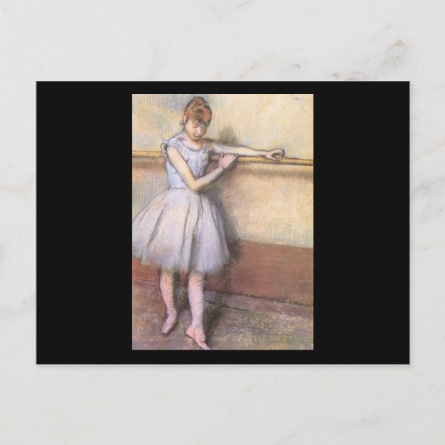 Edgar Degas Dancer At The Bar Postcard (Front)
