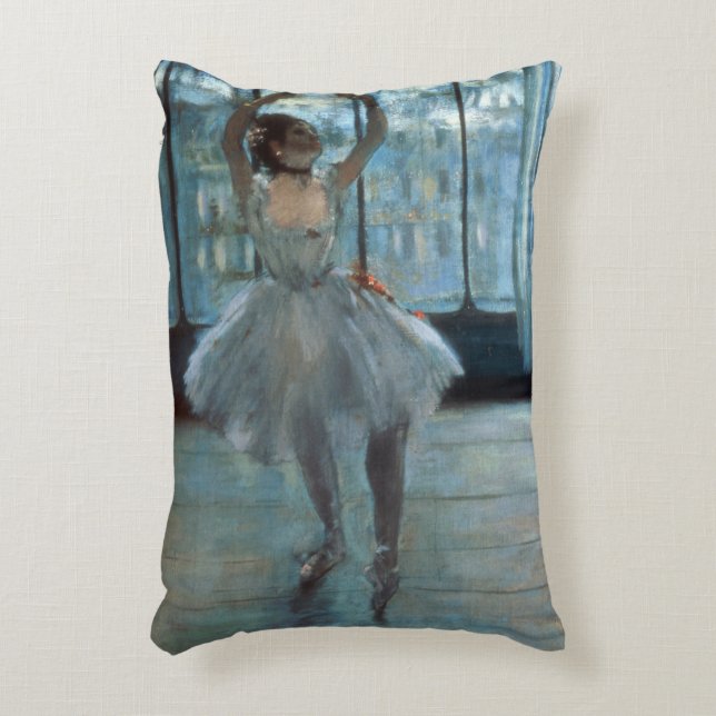Edgar Degas | Dancer in Front of a Window Decorative Cushion (Front(Vertical))