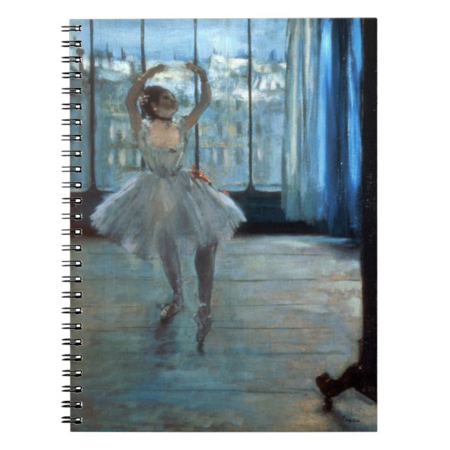 Edgar Degas | Dancer in Front of a Window Notebook (Front)