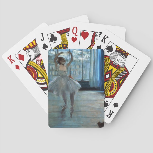 Edgar Degas | Dancer in Front of a Window Playing Cards (Back)