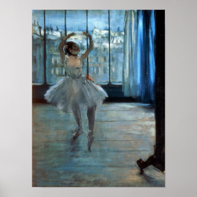 Edgar Degas | Dancer in Front of a Window Poster (Front)