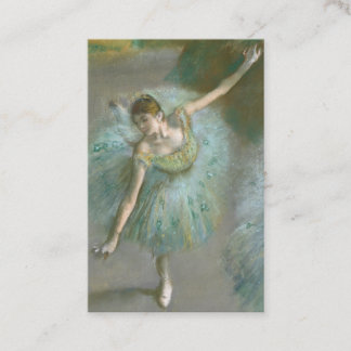 Edgar Degas | Dancer in Green Business Card