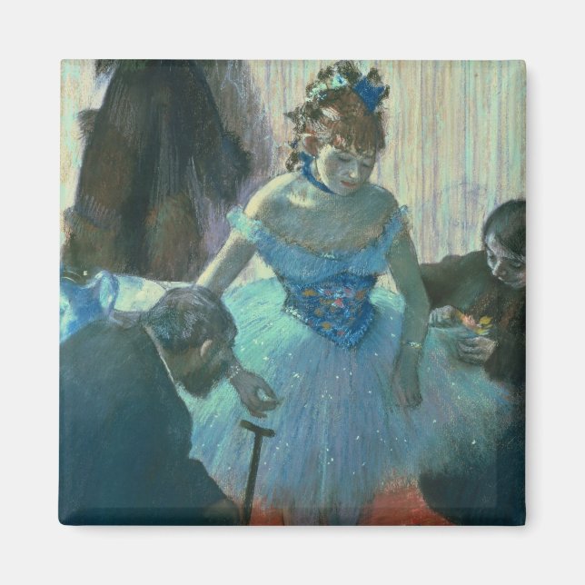 Edgar Degas | Dancer in her dressing room Magnet (Front)