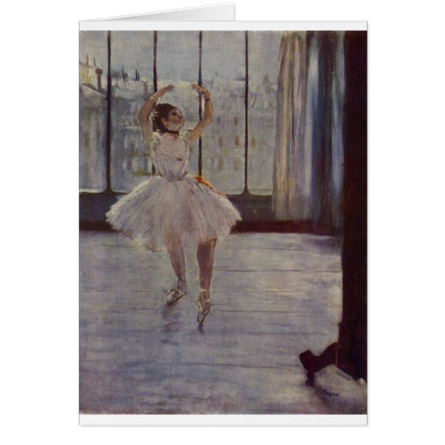 Edgar Degas - Dancer @ Photographer 1877-78 oil (Front)