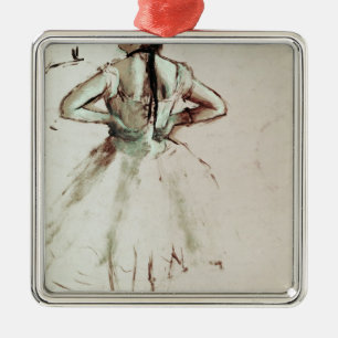 Edgar Degas Dancer viewed from the back Metal Ornament