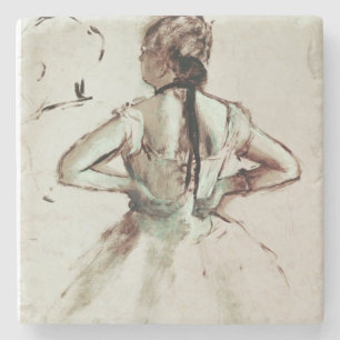 Edgar Degas Dancer viewed from the back Stone Coaster