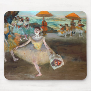 Edgar Degas - Dancer with Bouquet, Bowing on Stage Mouse Pad