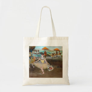 Edgar Degas - Dancer with Bouquet, Bowing on Stage Tote Bag