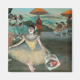 Edgar Degas Dancer with bouquet, curtseying Magnet