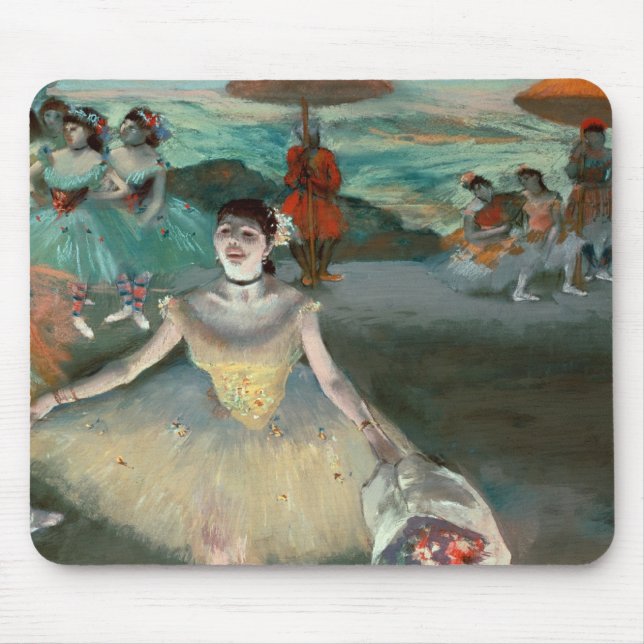 Edgar Degas | Dancer with bouquet, curtseying Mouse Pad (Front)
