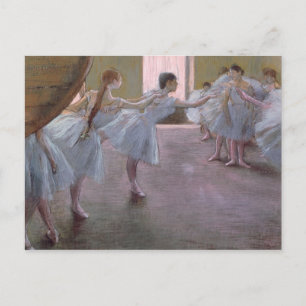 Edgar Degas   Dancers at Rehearsal, 1875-1877 Postcard