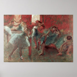 Edgar Degas   Dancers at Rehearsal, 1895-98 Poster