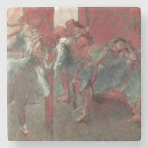 Edgar Degas   Dancers at Rehearsal, 1895-98 Stone Coaster