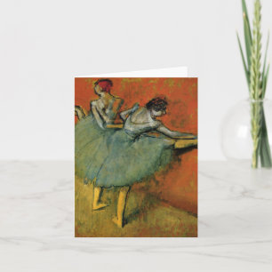 Edgar Degas Dancers at the Bar Card