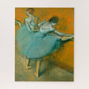 Edgar Degas Dancers at the Bar painting artwork Jigsaw Puzzle
