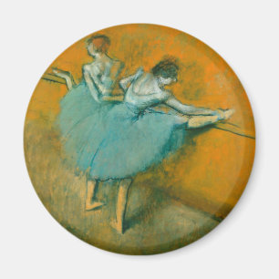 Edgar Degas Dancers at the Bar painting artwork Magnet