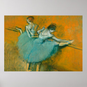 Edgar Degas Dancers at the Bar painting artwork Poster