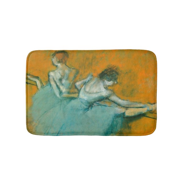 Edgar Degas Dancers at the Barre Print: Ballet Art Bath Mat (Front)