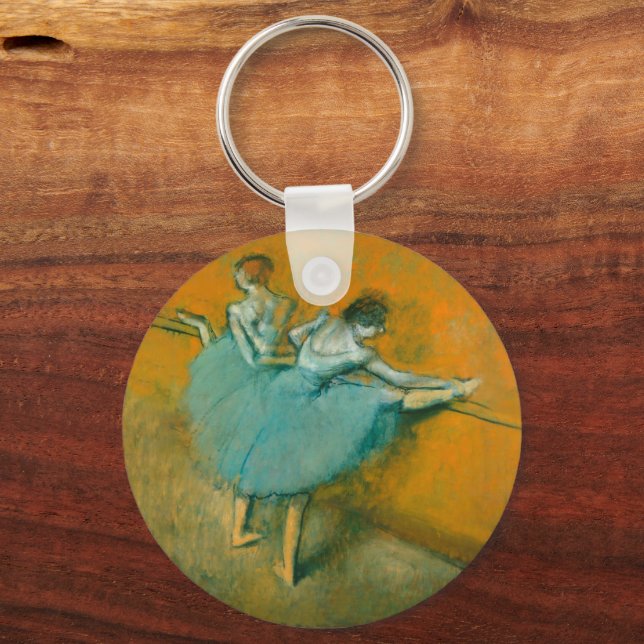 Edgar Degas Dancers at the Barre Print: Ballet Art Key Ring (Front)
