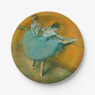 Edgar Degas Dancers at the Barre Print: Ballet Art Paper Plate