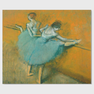 Edgar Degas Dancers at the Barre Print: Ballet Art Wrapping Paper