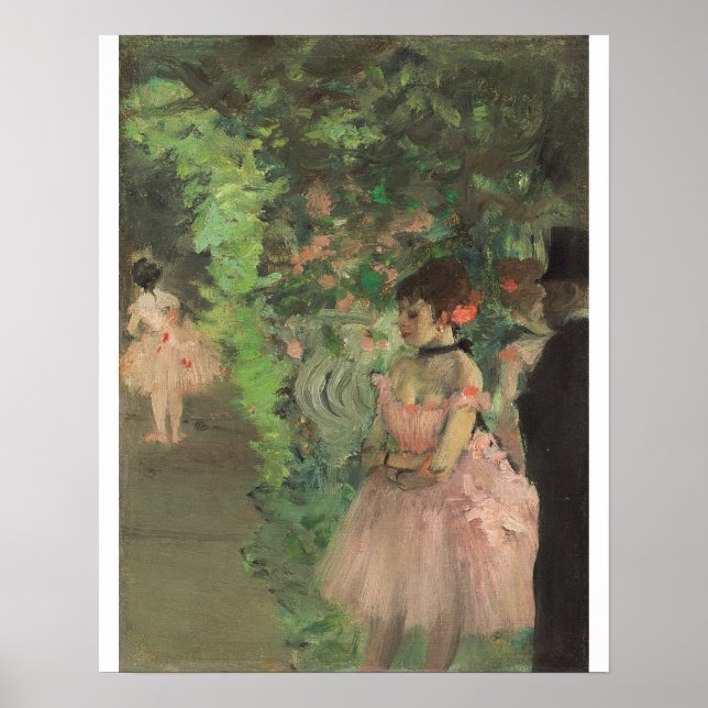 Edgar Degas | Dancers Backstage, 1876-1883 Poster (Front)