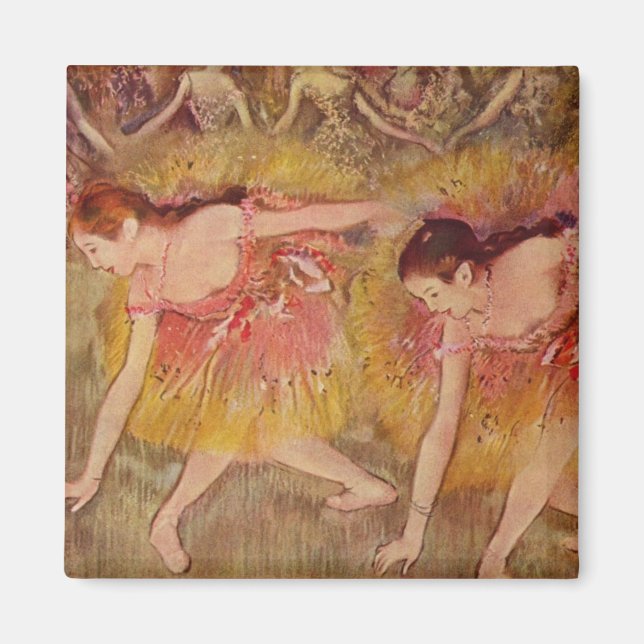 Edgar Degas Dancers Bending Down Magnet (Front)