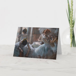 Edgar Degas - Dancers Card