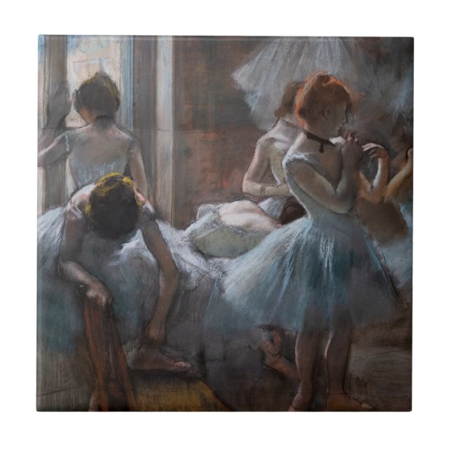 Edgar Degas - Dancers Ceramic Tile (Front)