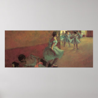 Edgar Degas Dancers Climbing A Stair Poster