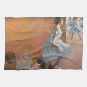 Edgar Degas - Dancers Climbing a Staircase Tea Towel
