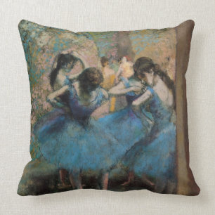 Edgar Degas Dancers in blue, 1890 Cushion