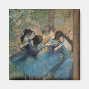 Edgar Degas Dancers in blue, 1890 Magnet