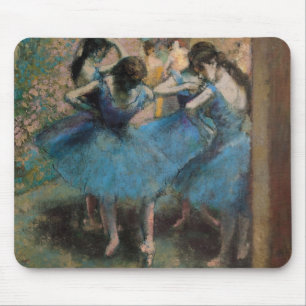 Edgar Degas   Dancers in blue, 1890 Mouse Pad
