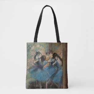 Edgar Degas   Dancers in blue, 1890 Tote Bag