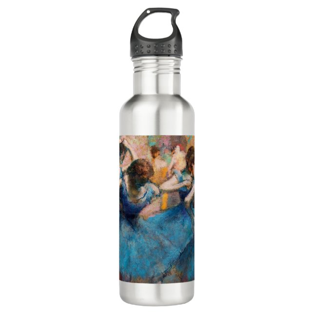 Edgar Degas - Dancers in blue 710 Ml Water Bottle (Front)