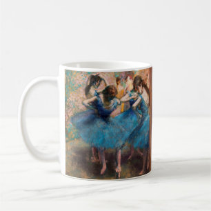 Edgar Degas - Dancers in blue Coffee Mug