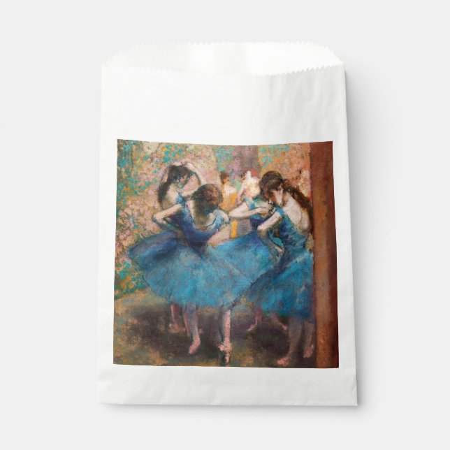 Edgar Degas - Dancers in blue Favour Bag (Front)