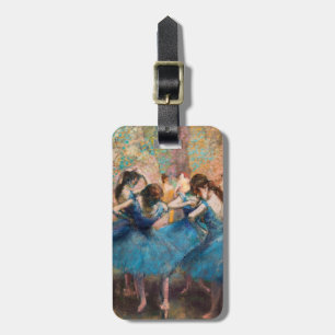 Edgar Degas - Dancers in blue Luggage Tag