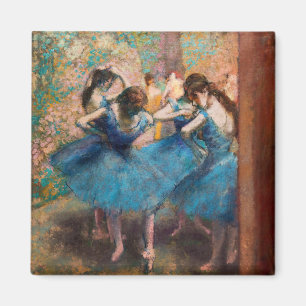 Edgar Degas - Dancers in blue Magnet