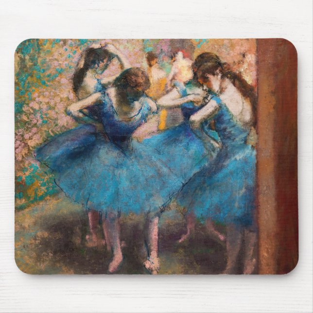 Edgar Degas - Dancers in blue Mouse Pad (Front)
