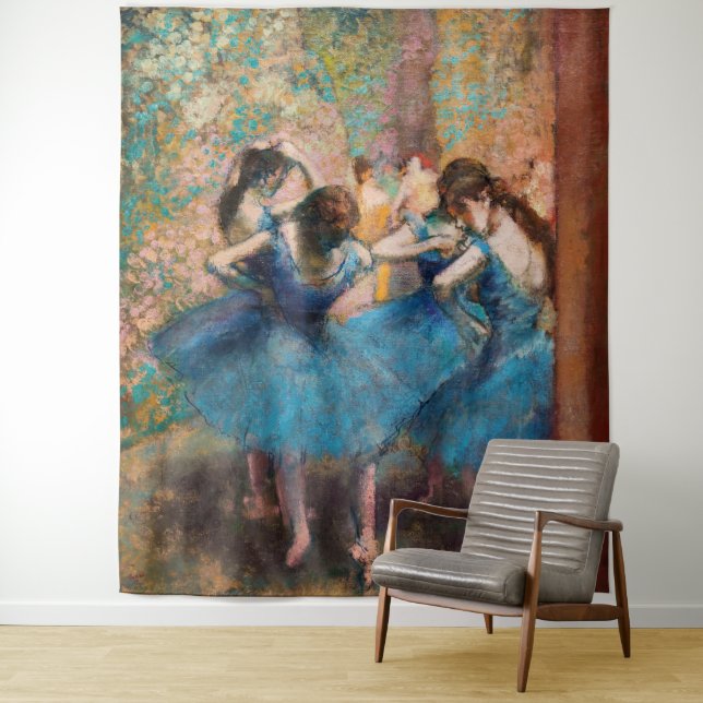 Edgar Degas - Dancers in blue Tapestry (In Situ)