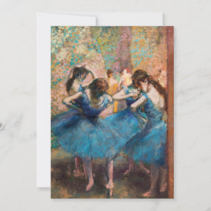 Edgar Degas - Dancers in blue Thank You Card