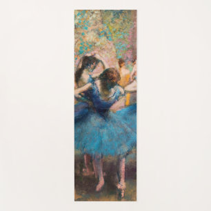 Edgar Degas - Dancers in blue Yoga Mat