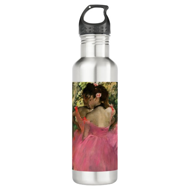 Edgar Degas - Dancers in pink 710 Ml Water Bottle (Front)