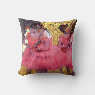 Edgar Degas - Dancers in Pink - Ballet Dance Lover Cushion