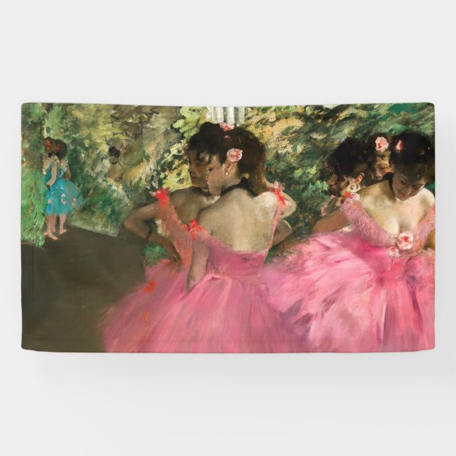 Edgar Degas - Dancers in pink Banner (Horizontal)