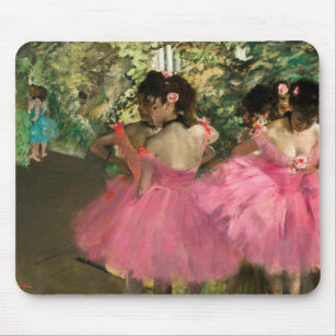 Edgar Degas - Dancers in pink Mouse Pad